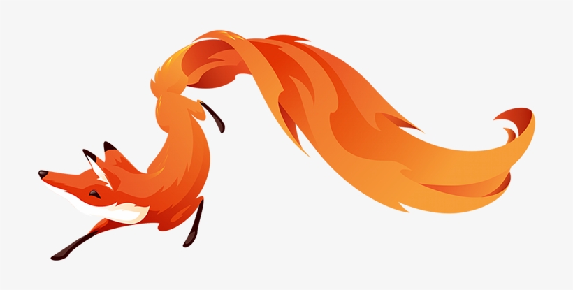 Meet The Firefox Os Mascot A Fox That S On Fire - Firefox, transparent png #32894