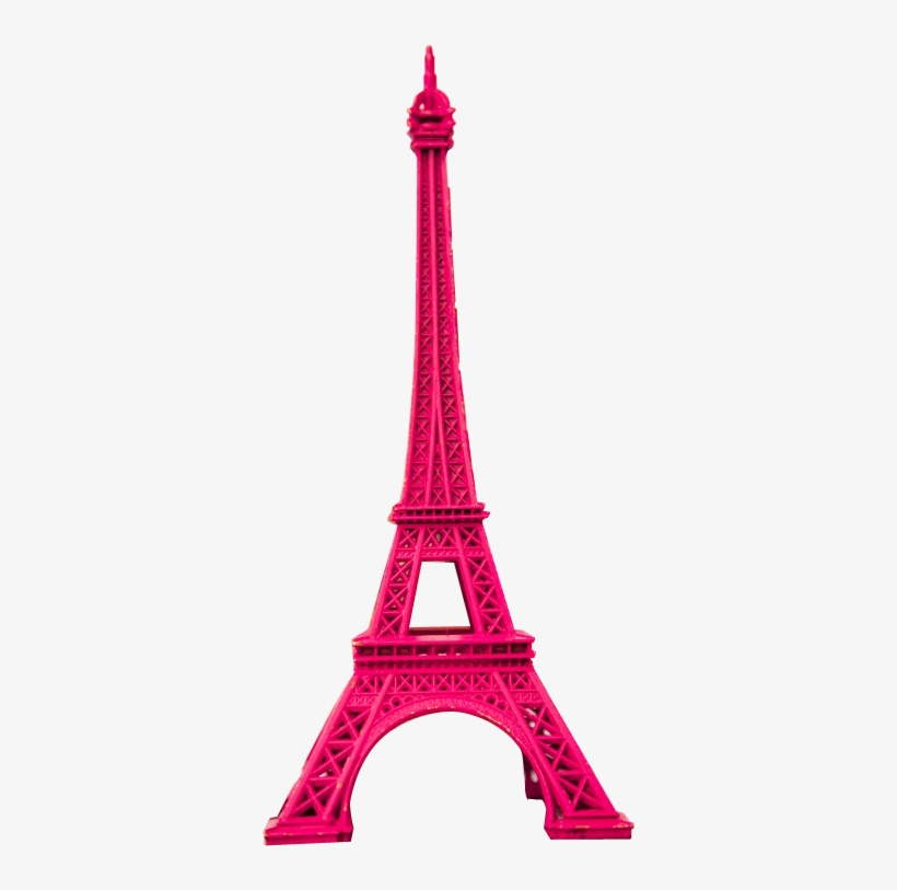 Pink Eiffel Tower Clipart Png - Rectangle Circle