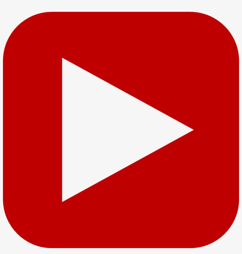 Youtube Icon Block - Play Button Icon Red, transparent png #33600