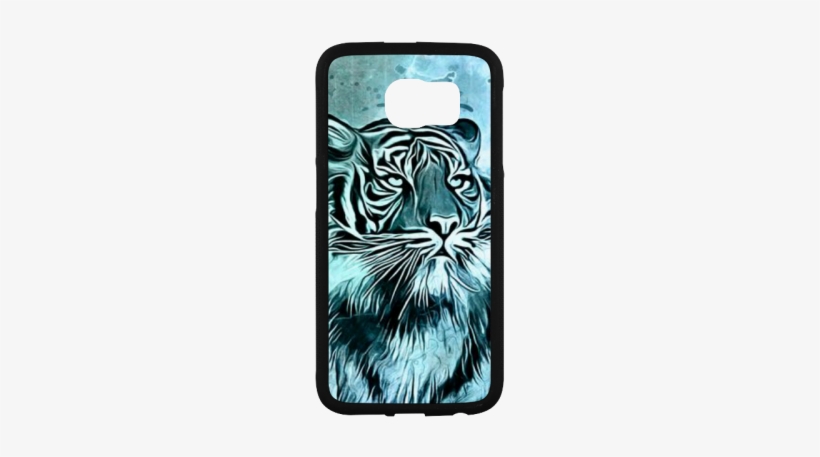 Watercolor Tiger Rubber Case For Samsung Galaxy S6 - Designedbyindependentartists Case For Lg K4 2017 -, transparent png #33686