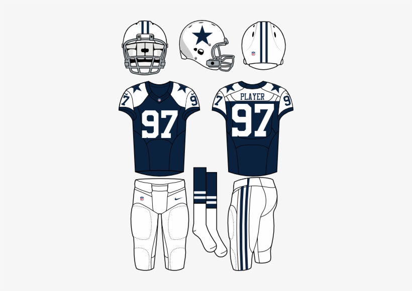 Dallas Cowboys - New York Jets Home Uniform, transparent png #33932