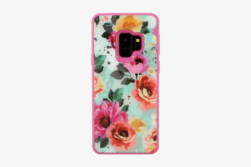 Samsung Galaxy S9 Tough Art Case - Illustrator Floral Patterns Vector, transparent png #34142