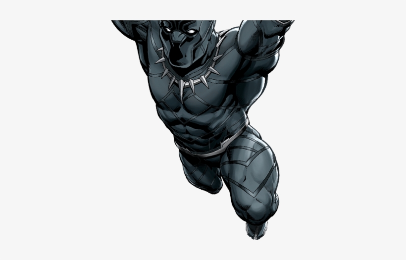 Black Panther - Black Panther Comic No Background, transparent png #34364