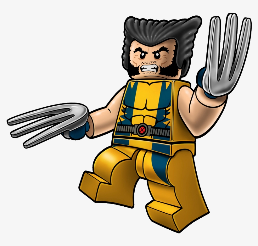 Baby Vector Wolverine - Lego Wolverine Clipart, transparent png #34445