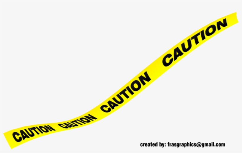 Share This Image - Yellow Caution Tape Png, transparent png #34983