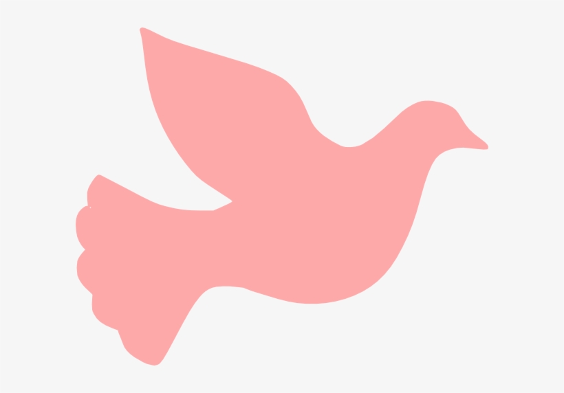 Dove Clipart Small - Pink Dove Clipart, transparent png #35091