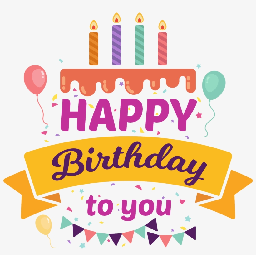 Birthday Candles Png - Happy Birthday Sticker Design, transparent png #35156