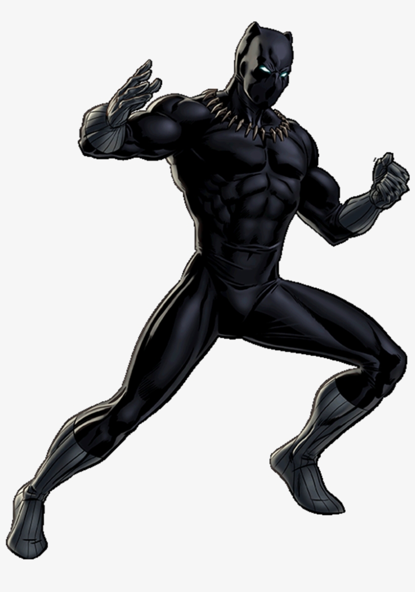 Black Panther Portrait Art - Marvel Black Panther Clipart, transparent png #35258