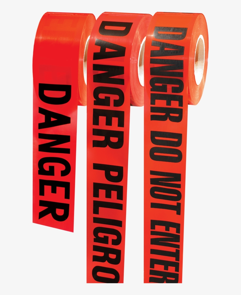 Custom Printed Barricade Tape - Red Caution Tape Png, transparent png #35461