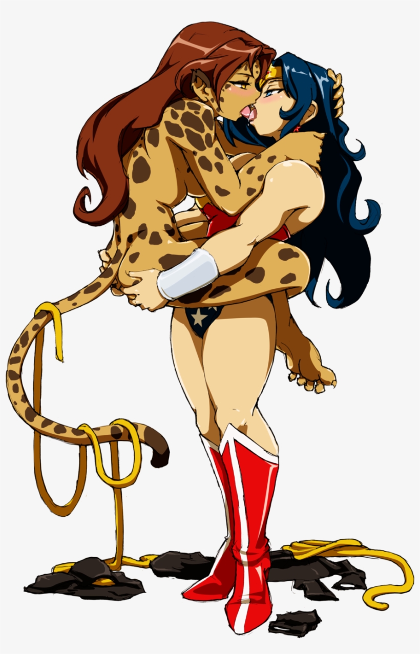 569kib, 1024x1409, - Wonder Woman Cheetah Love, transparent png #35826