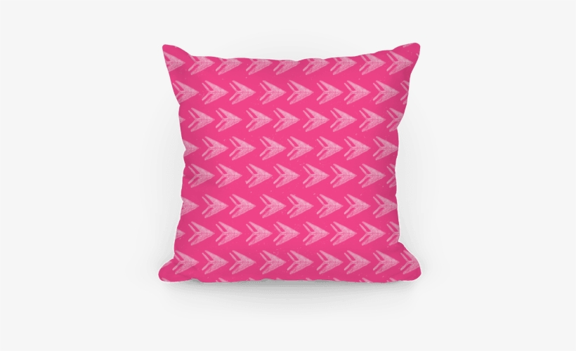 Pink Watercolor Arrow Pattern Pillow - Spoonflower, Inc., transparent png #35964