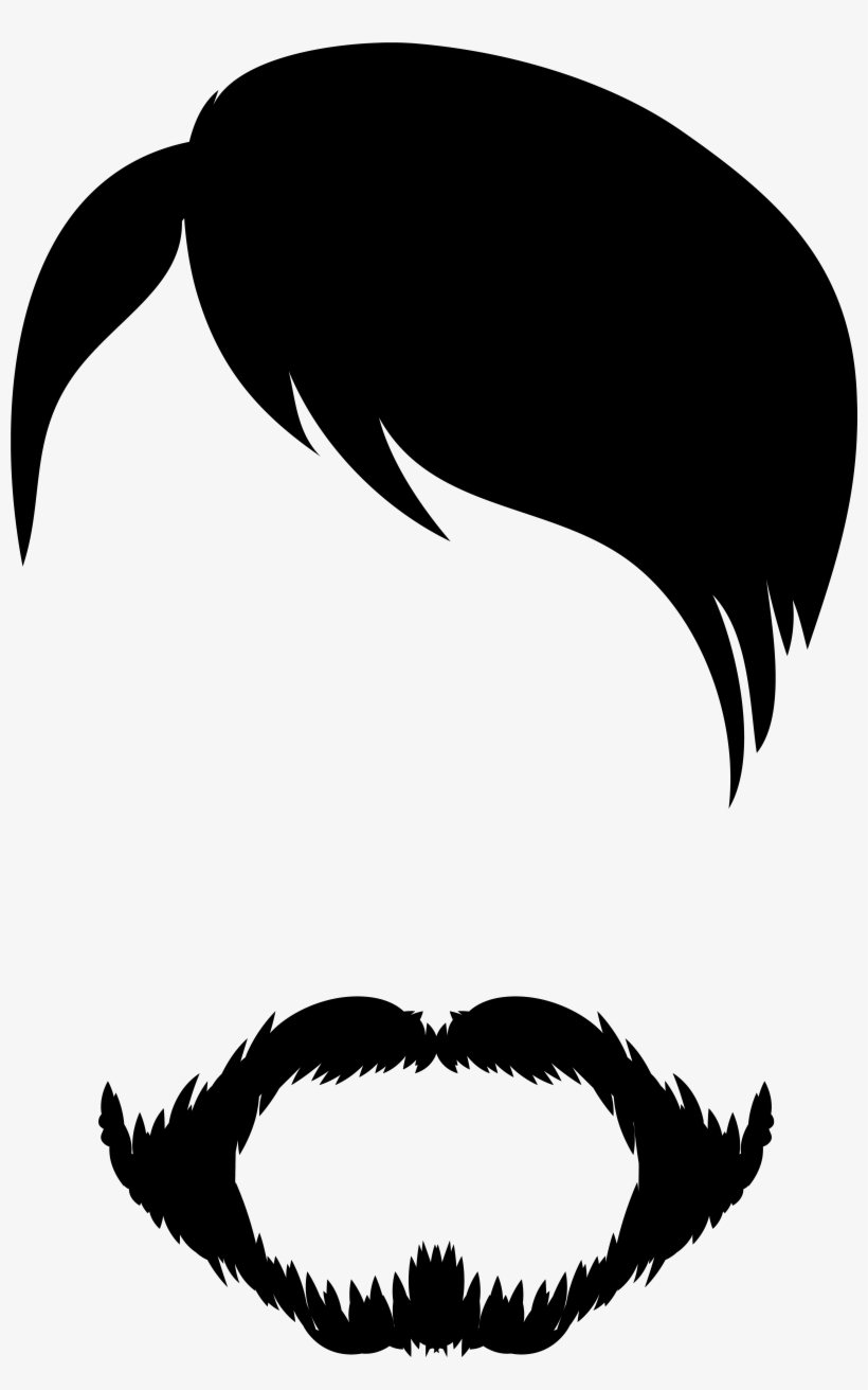 Male Hair And Beard Png Clip Art - Clipart Beard Png, transparent png #35967
