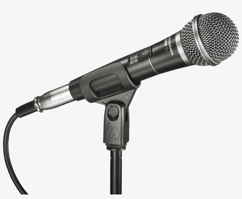 Microphone - Audio-technica Cardioid Dynamic Handheld Microphone, transparent png #36103