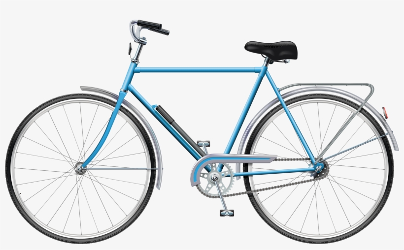 Blue Bicycle Png Clip Art, transparent png #36298