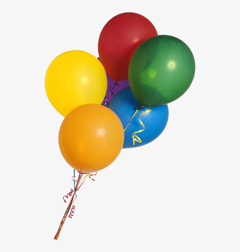 Colorful Balloon Bunch Png Clipart Imageu200b - Real Balloon Png, transparent png #36548