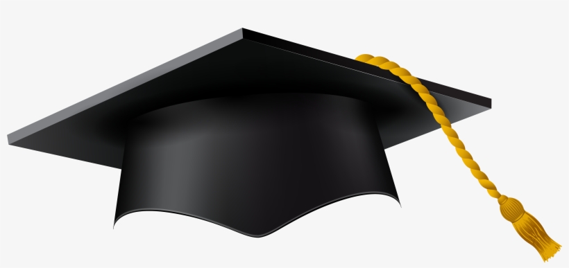 Graduation Cap Black - Graduation Cap Vector Png, transparent png #36592