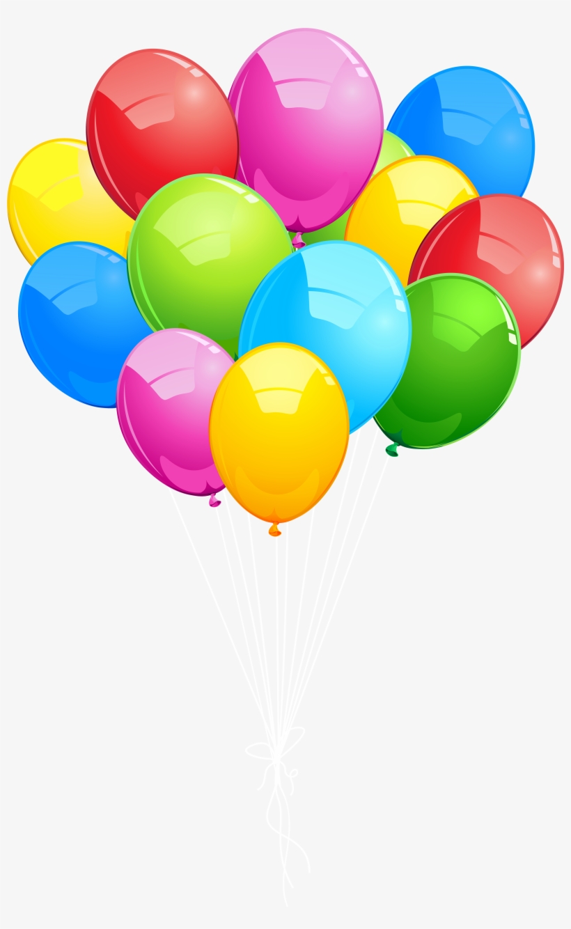 Ballon Clipart Balloon Bunch - Bunch Of Balloons Png, transparent png #36656