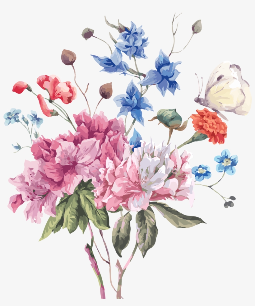 Flower Stock Photography Illustration - Flower Bouquet Illustration, transparent png #36657