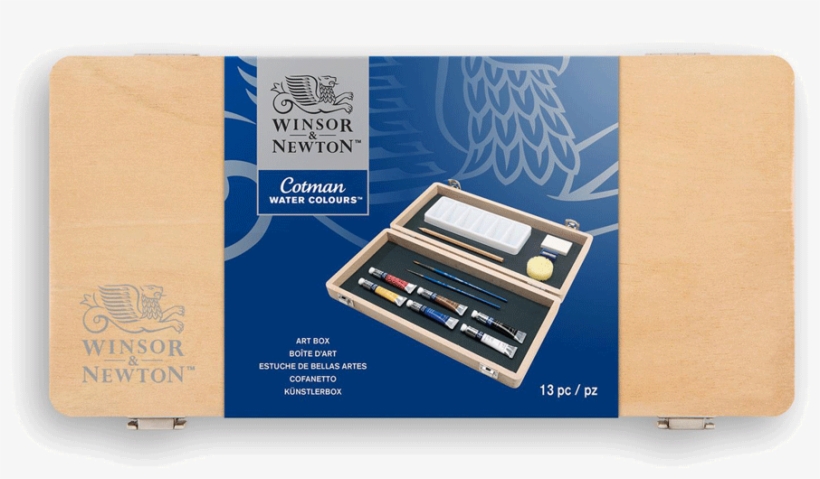 Winsor & Newton Cotman Watercolor Small Wood Box Set - Winsor & Newton W&n Winton Small Art Box, transparent png #36704