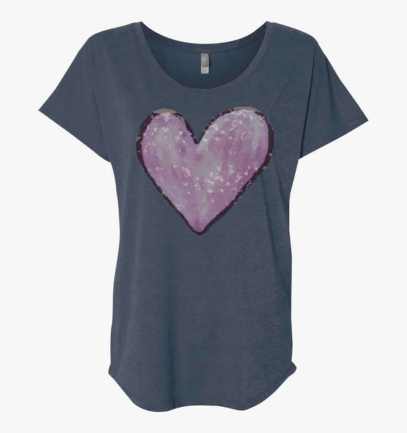 Watercolor Heart - Dolman - Beer And Sex Ladies Shirt | Medium | Customcat, transparent png #36874