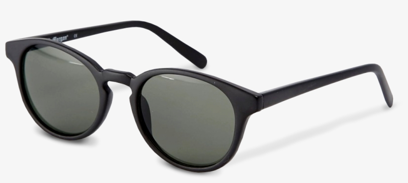 Deal Of The Day - Aj Morgan Round Sunglasses In Black, transparent png #36964