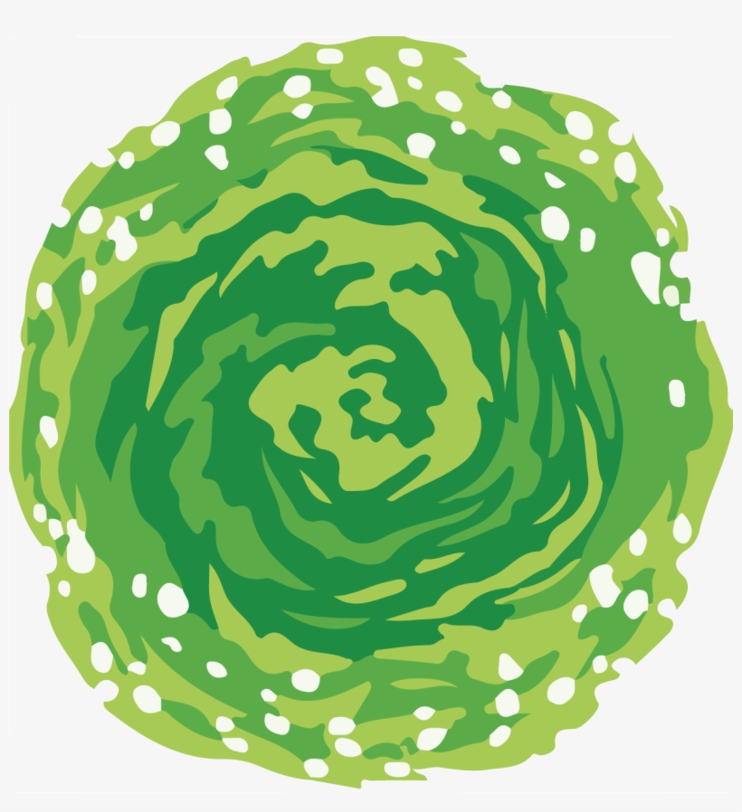 Rick And Morty Portal Edible Printing, Rick And Morty, - Portal Rick Y Morty Png, transparent png #36968