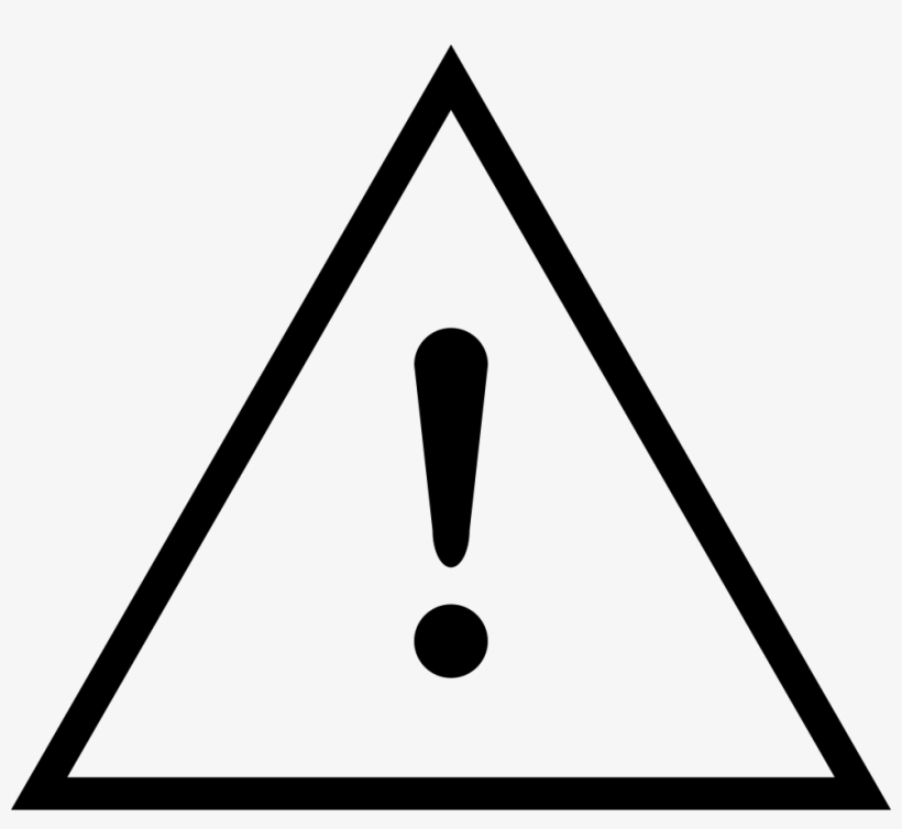 Exclamation Mark Png - Warning Triangle Icon Vector, transparent png #37015