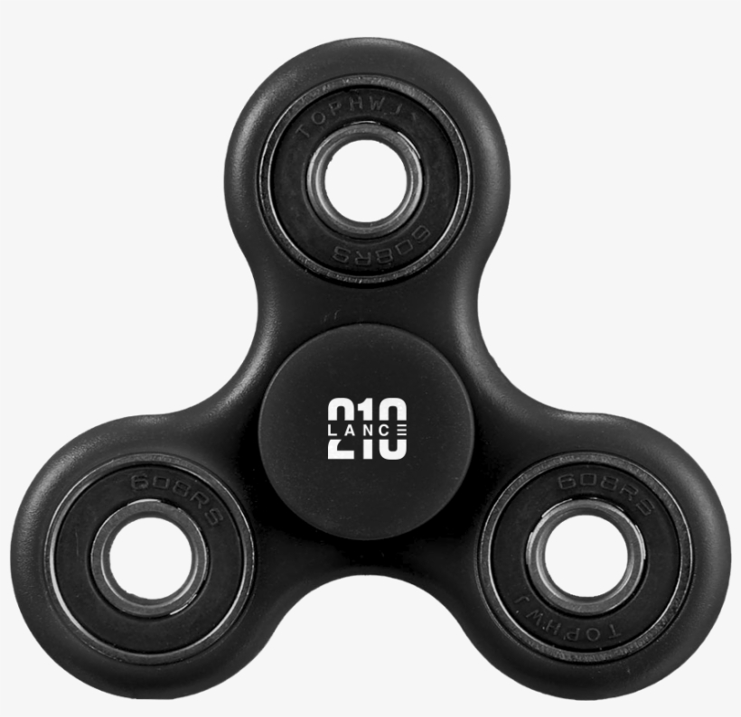 Black Fidget Spinner Png Transparent Image - Fidget Spinner Transparent Png, transparent png #37124