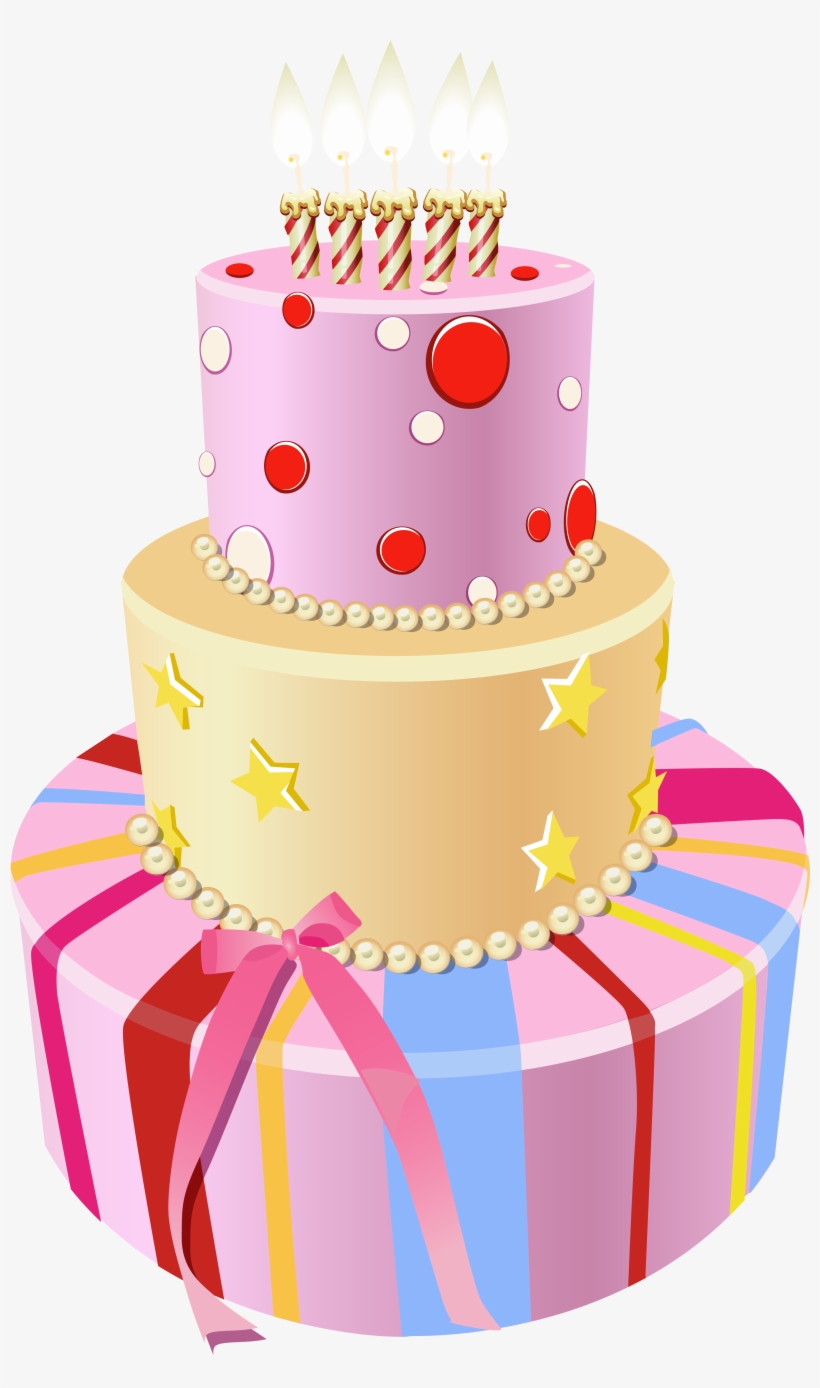 Jpg Black And White Pink Cake Png Image Gallery Yopriceville - Birthday Cake File Png, transparent png #37127