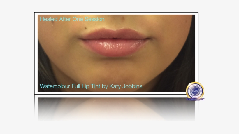 20-katy Jobbins Permanent Makeup Watercolor Full Lip - Watercolor Lips Permanent Makeup, transparent png #37213