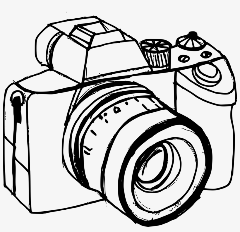 Png File Size - Camera Drawing, transparent png #37303