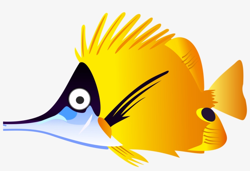 This Free Icons Png Design Of Yellow Cartoon Fish, transparent png #37321