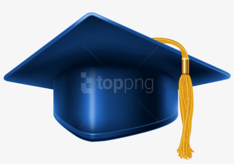 School Clipart, Graduation Caps, High Quality Images, - Blue Graduation Cap Png, transparent png #37437