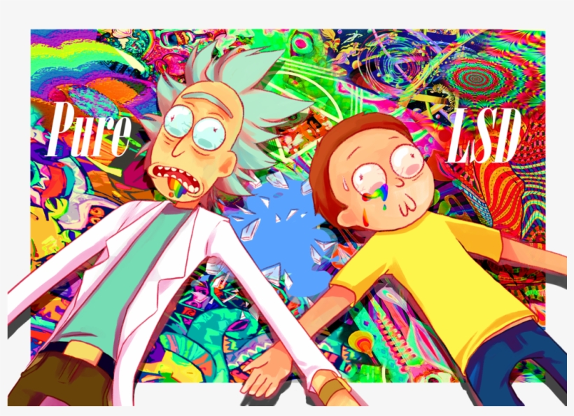 Rick And Morty Pure Lsd By Yoki-doki - Rick Y Morty Acid, transparent png #37509
