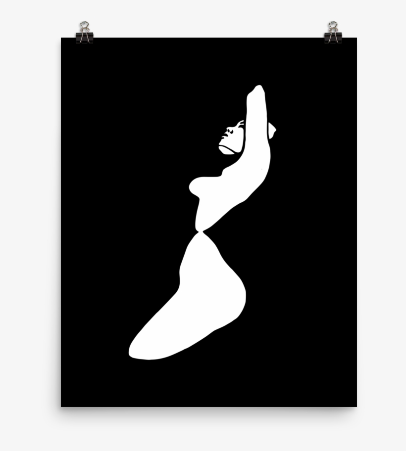 Printed Watercolor Hot Girl Poster Of A Sexy Naked - Illustration, transparent png #37589