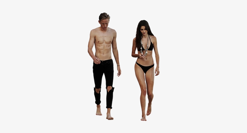People Walking On The Beach, transparent png #37617