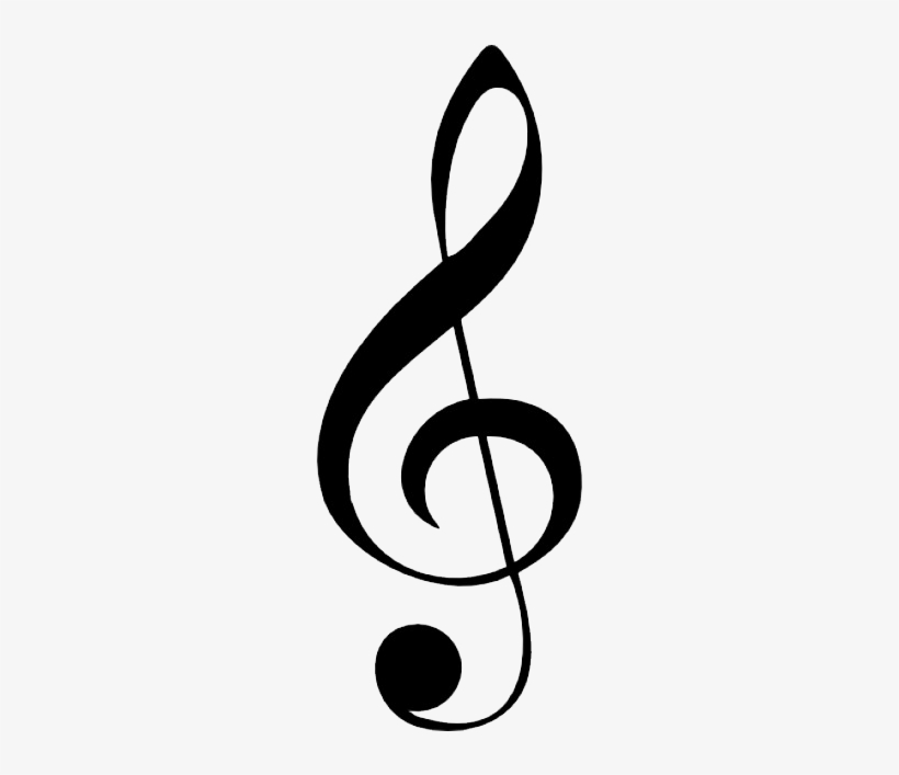 Clef Note Png Transparent - Clef De Sol Dessin, transparent png #37639