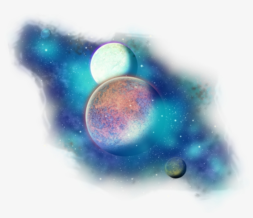 Freetoedit Clipart Stars Galaxy - Transparent Background Planet Png, transparent png #37893