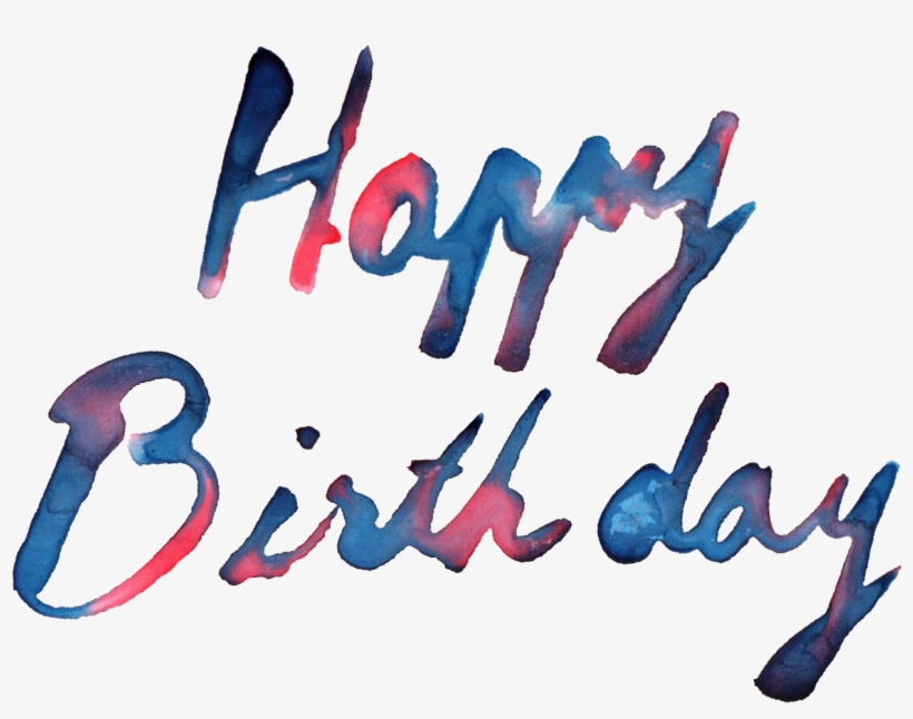 Free Download - Pn Happy Birthday Text Hd, transparent png #38111