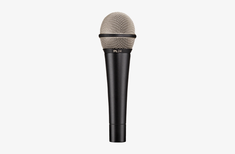Browse And Download - Electro-voice Pl24s Dynamic Vocal Microphone With Switch, transparent png #38175