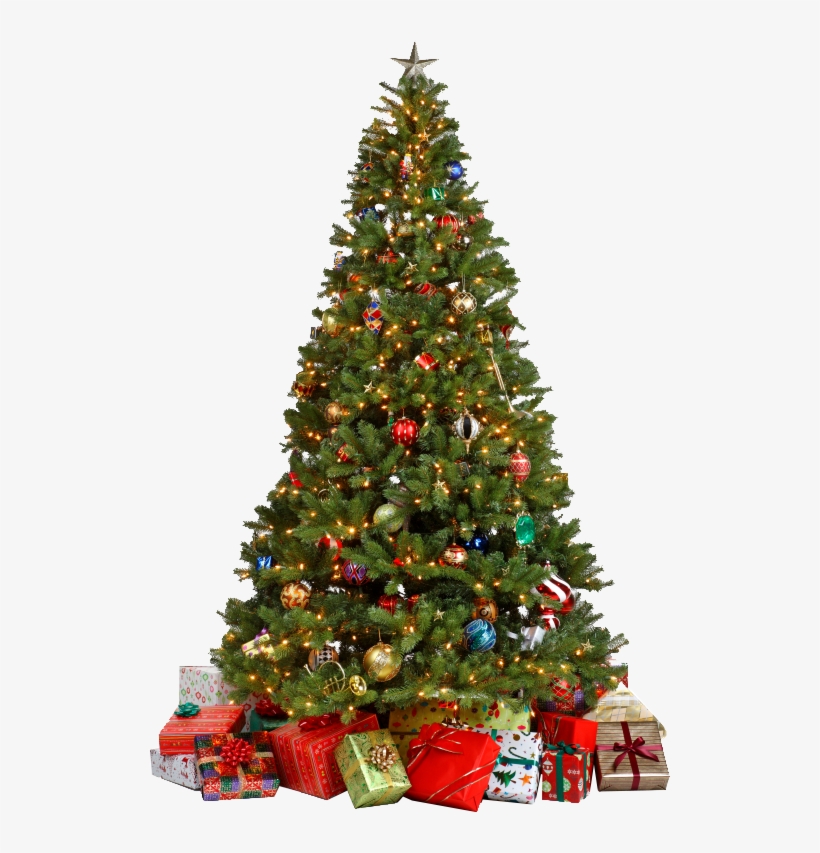 Christmas Tree Png - Decorated Christmas Tree Png, transparent png #38227