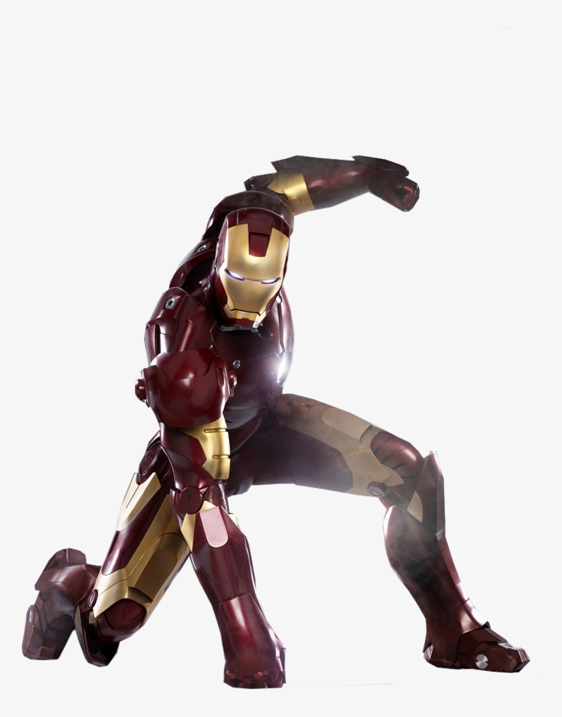 Iron Man - Iron Man With Captain America Shield, transparent png #38318