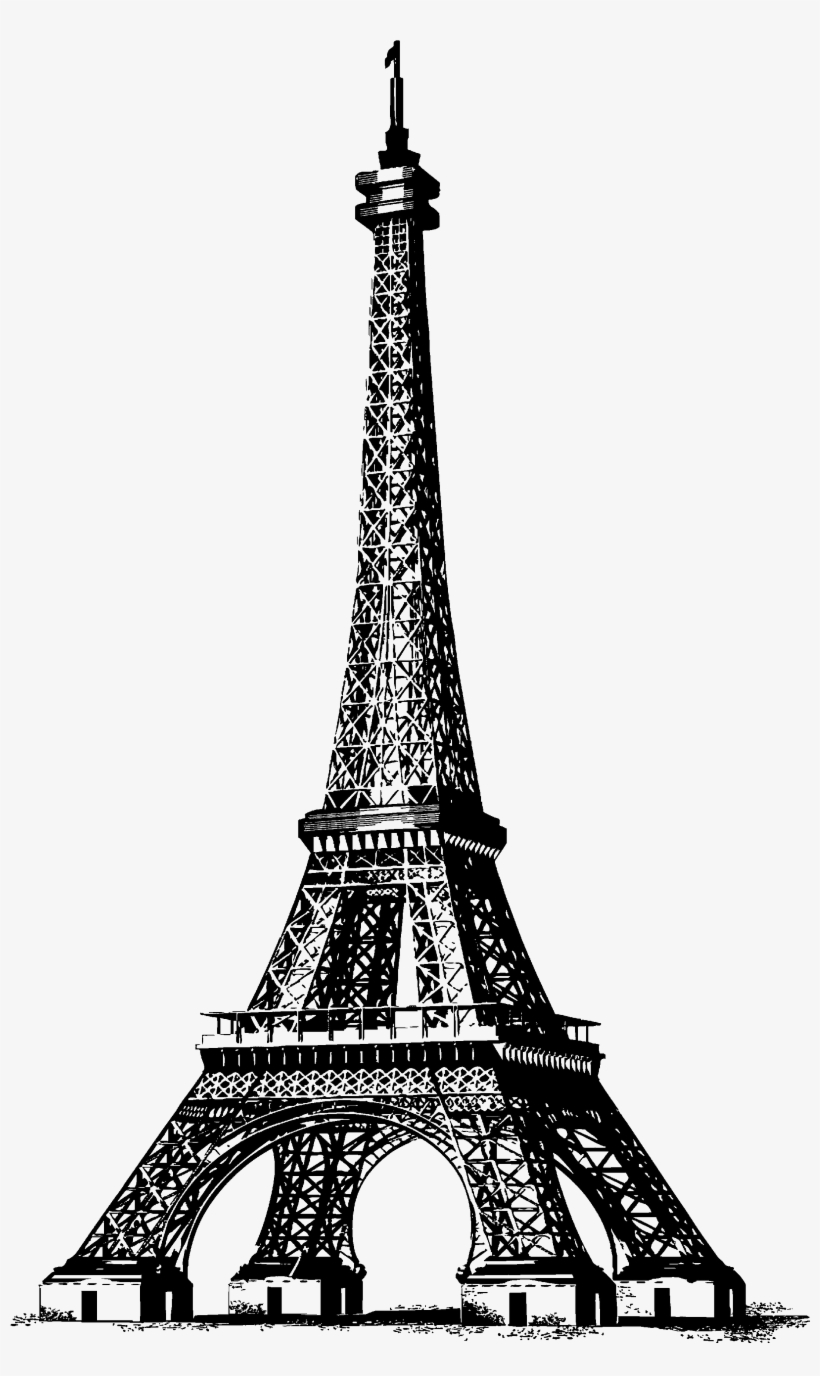 Eiffel Tower Free Download Clip Art Free Clip Art - Tim Holtz Cling Rubber Stamp Set - Paris Memoir, transparent png #38424
