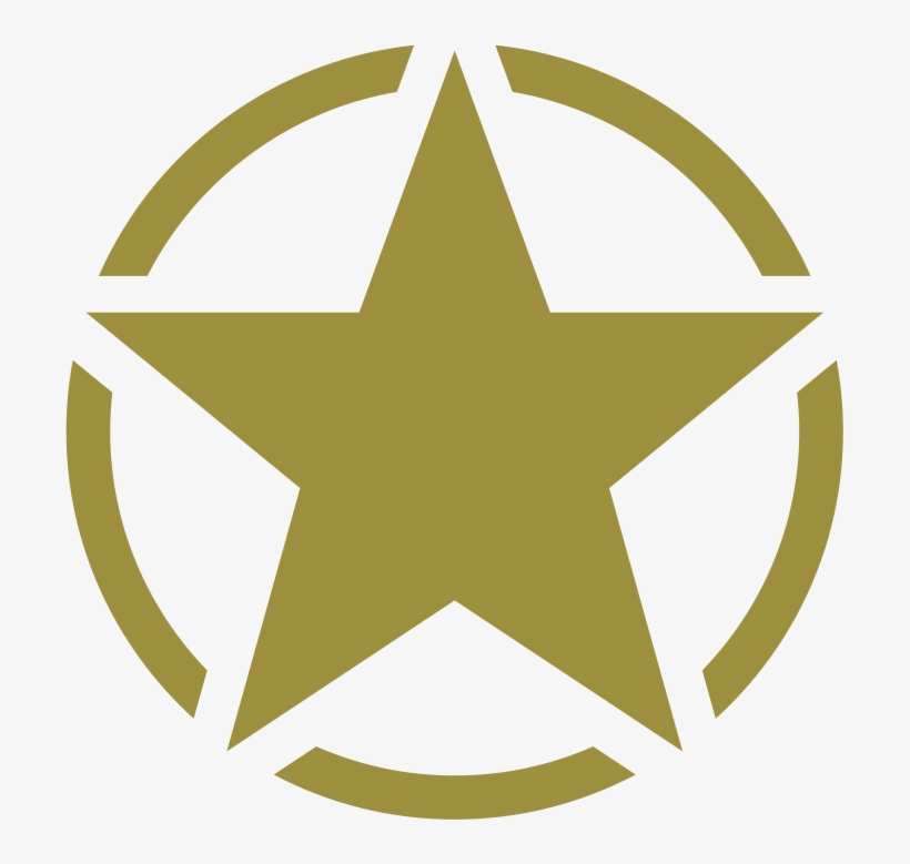 Army Star Transparent, transparent png #38444