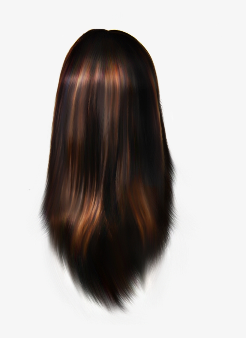 Hair Png Vector Free - Back Of Hair Transparent, transparent png #39188