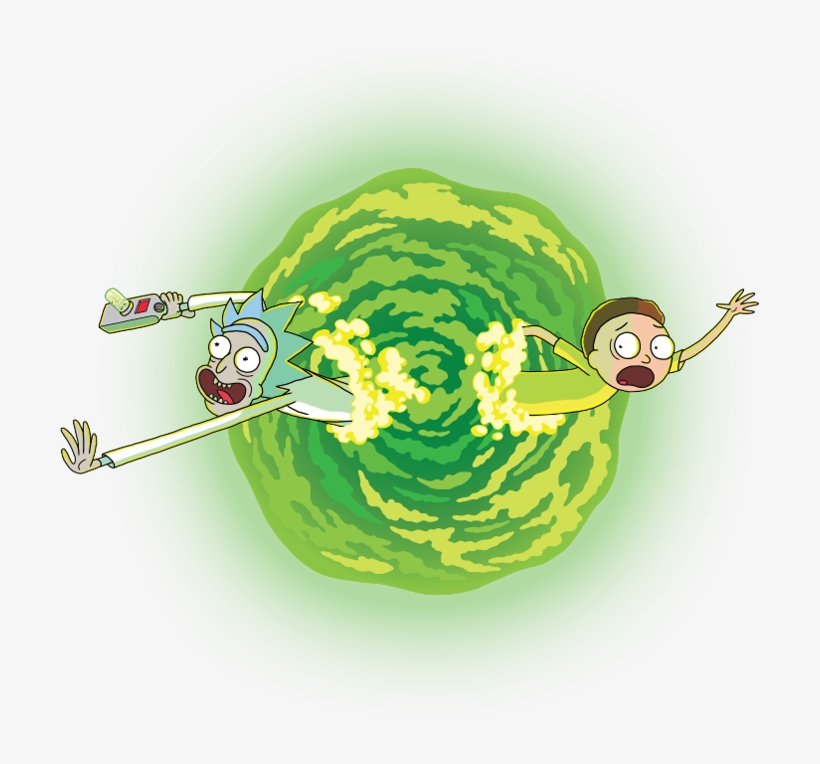 Rick And Morty Portal - Rick Y Morty Portal, transparent png #39256