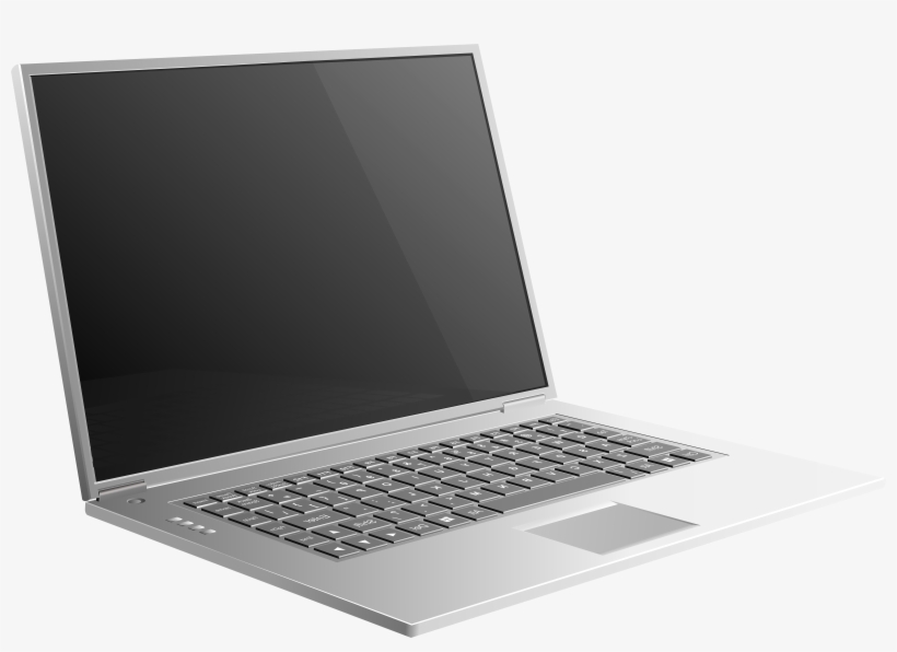 Gray Laptop Png, transparent png #39417