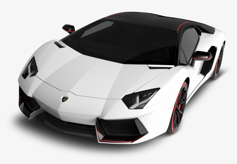 Royal Lamborghini Aventador White Car Png Image - Lamborghini Png, transparent png #39439