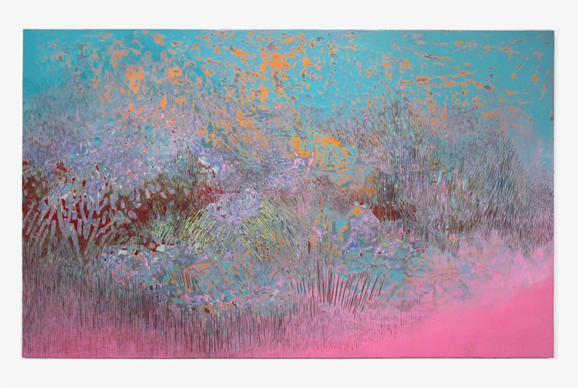 Wild Fire, 2014, Acrylic On Panel, 48 X 77 Inches - Acrylic Paint, transparent png #39822