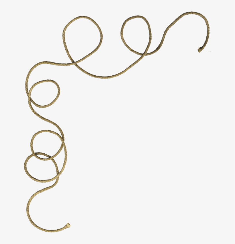 Curly Rope - Curly Rope Png, transparent png #39865
